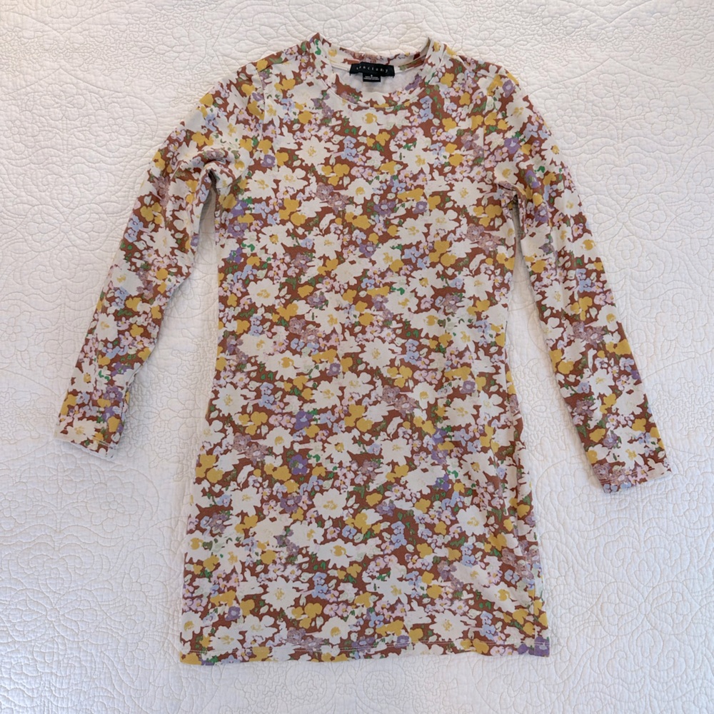 Anthropologie | Sanctuary Match Point Dress | Yellow Floral | Size S